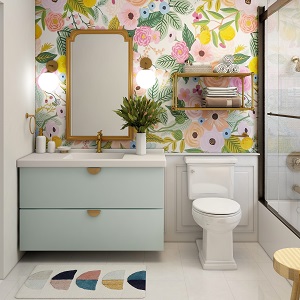 Цветная и яркая ванная комната: как преобразить санузел в Раздолинске - razdolinsk.mebel54.com | фото