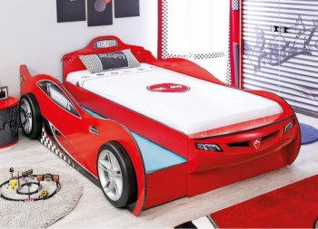CARBED Кровать-машина Coupe с выдвижной кроватью Red 20.03.1306.00 в Раздолинске - razdolinsk.mebel54.com | фото