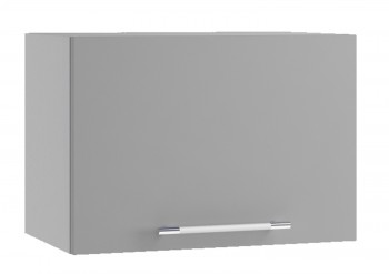 Корато ПГФ 500 шкаф верхний горизонтальный с фрезеровкой (Кварц черный/корпус Серый) в Раздолинске - razdolinsk.mebel54.com | фото