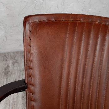 Кресло кожаное Джой в Раздолинске - razdolinsk.mebel54.com | фото