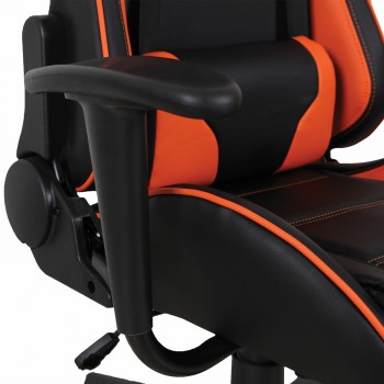 Кресло компьютерное BRABIX GT Racer GM-100 (черный, оранжевый) в Раздолинске - razdolinsk.mebel54.com | фото