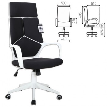 Кресло офисное BRABIX Prime EX-515 (черная ткань) в Раздолинске - razdolinsk.mebel54.com | фото