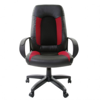 Кресло офисное BRABIX Strike EX-525 (черно-красный) в Раздолинске - razdolinsk.mebel54.com | фото