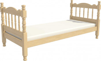 Кровать одинарная Аленка из массива сосны 800*1890 Сосна в Раздолинске - razdolinsk.mebel54.com | фото
