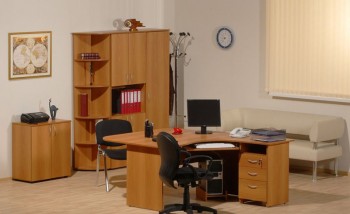Мебель для персонала Рубин 42 Светлый миланский орех в Раздолинске - razdolinsk.mebel54.com | фото