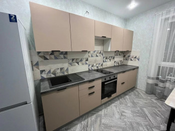 Модульная кухня Норд 2,5 м (Софт какао/Белый) в Раздолинске - razdolinsk.mebel54.com | фото