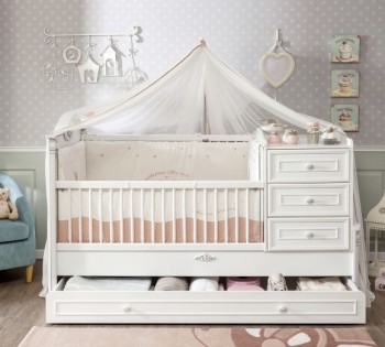 ROMANTIC BABY Детская кровать-трансформер 20.21.1015.00 в Раздолинске - razdolinsk.mebel54.com | фото