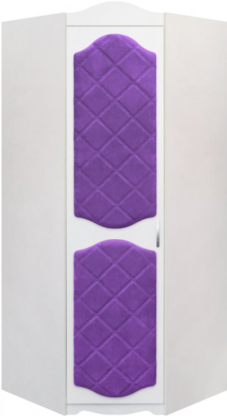 Шкаф угловой Иллюзия 32 Фиолетовый в Раздолинске - razdolinsk.mebel54.com | фото