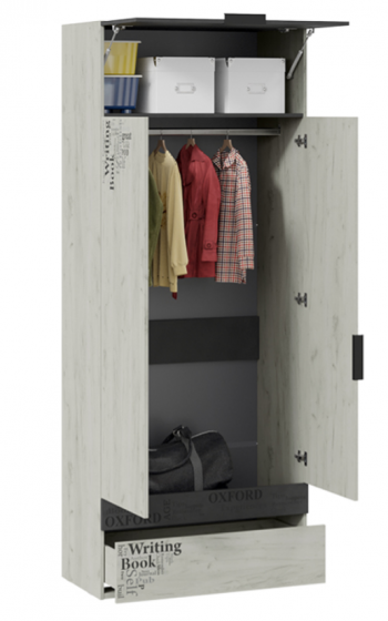 Шкаф комбинированный для одежды «Оксфорд-2» в Раздолинске - razdolinsk.mebel54.com | фото